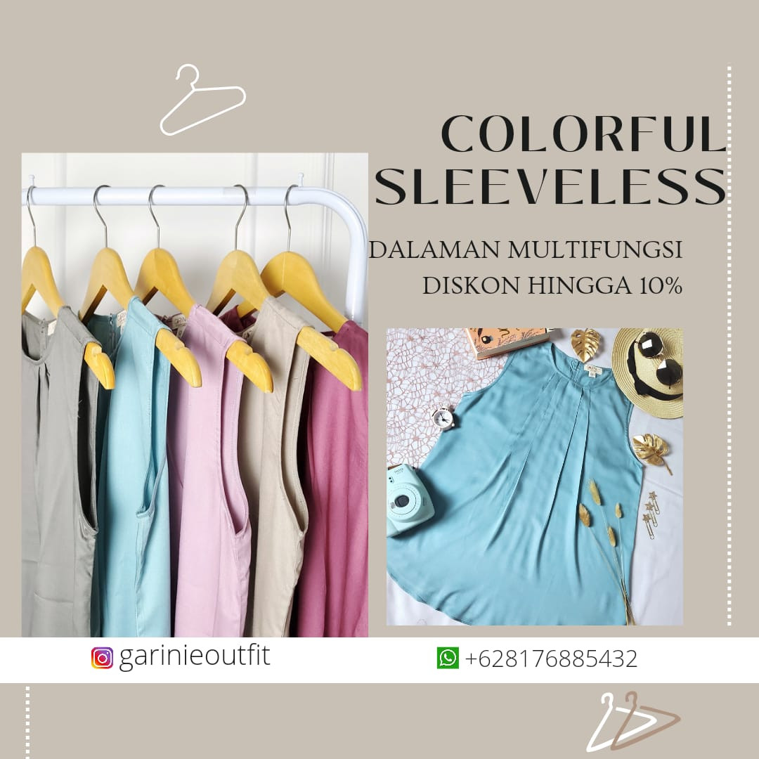 Colorful Sleeveless Tops