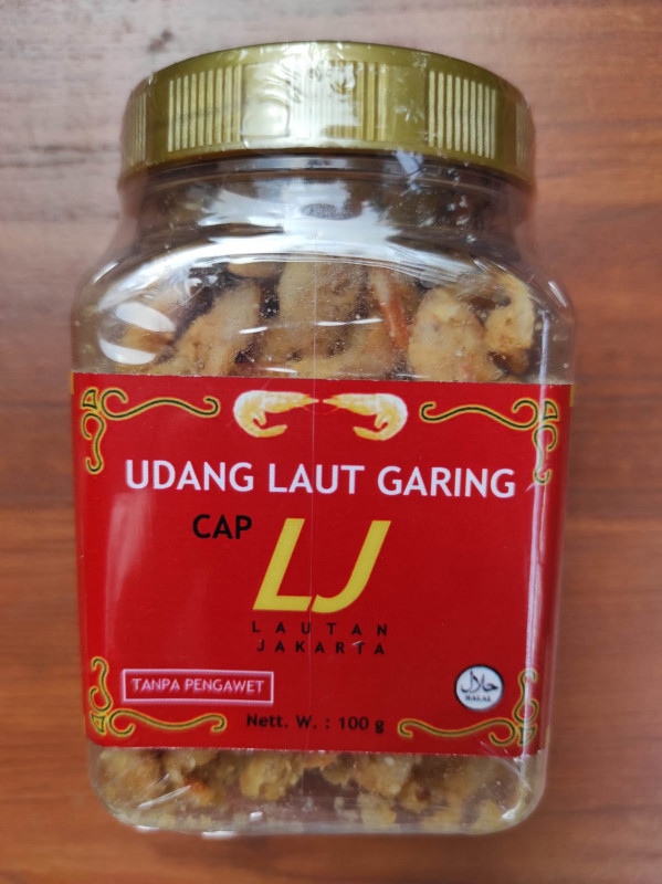 Udang Laut Garing Crispy Cap Lautan Jakarta GRATIS Sambal