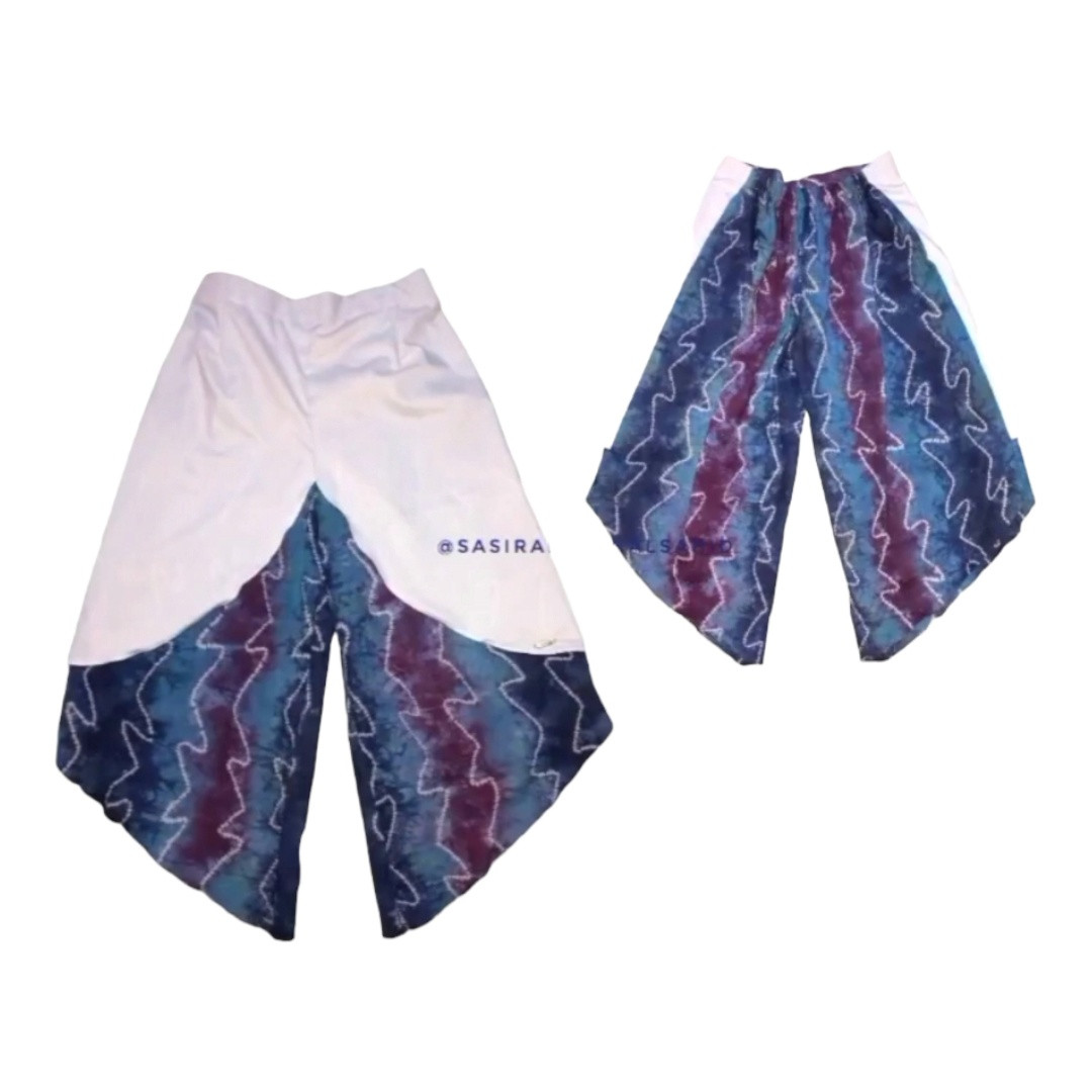 Celana kulot sasirangan wanita alsahid